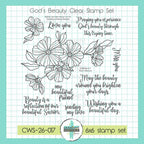 Creative Worship God's Beauty Clear Stamps cws-26-017