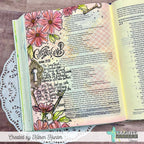 Creative Worship God's Beauty Clear Stamps cws-26-017 Bible Journaling