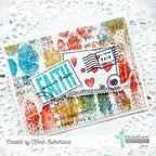 Creative Worship Have Courage Clear Stamps cws-25-041 Never Lose Faith Card
