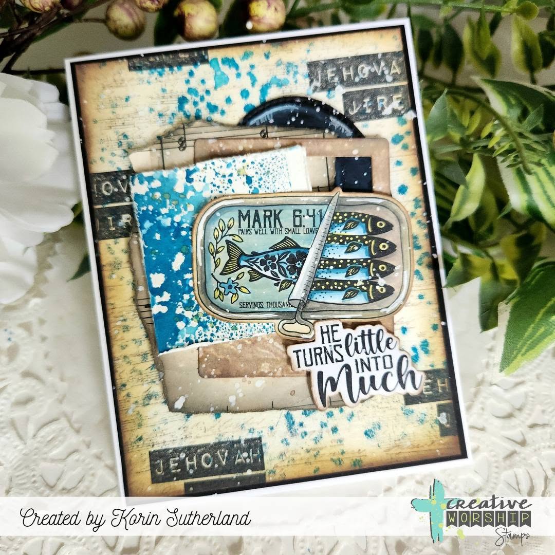 Creative Worship He Provides Clear Stamps And Dies Bundle He Turns Little Into Much Bible Card