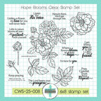 Creative Worship Hope Blooms Clear Stamps cws-25-008