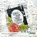 Creative Worship Hope Blooms Clear Stamps cws-25-008 Korin Sutherland Serve The Lord Card
