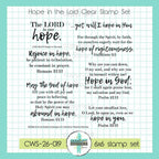 Creative Worship Hope In The Lord Clear Stamps cws-26-019