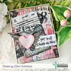 Creative Worship Hope In The Lord Clear Stamps cws-26-019 Christian Heart Card