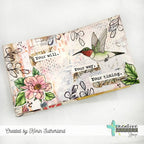 Creative Worship Hummingbird Wishes Clear Stamps cws-25-033 Your Will Bible Card