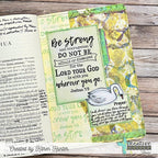 Creative Worship Joshua 1:9 Clear Stamp cws-26-003 The Lord Your God Is With You Card