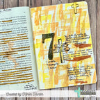 Creative Worship Jumbo Textured Numbers Clear Stamps cws-25-048 Bible Journaling