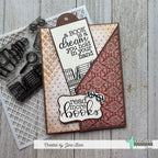 Creative Worship Library Treasures Clear Stamps cws-25-007 Jane Basi Bookmark Card
