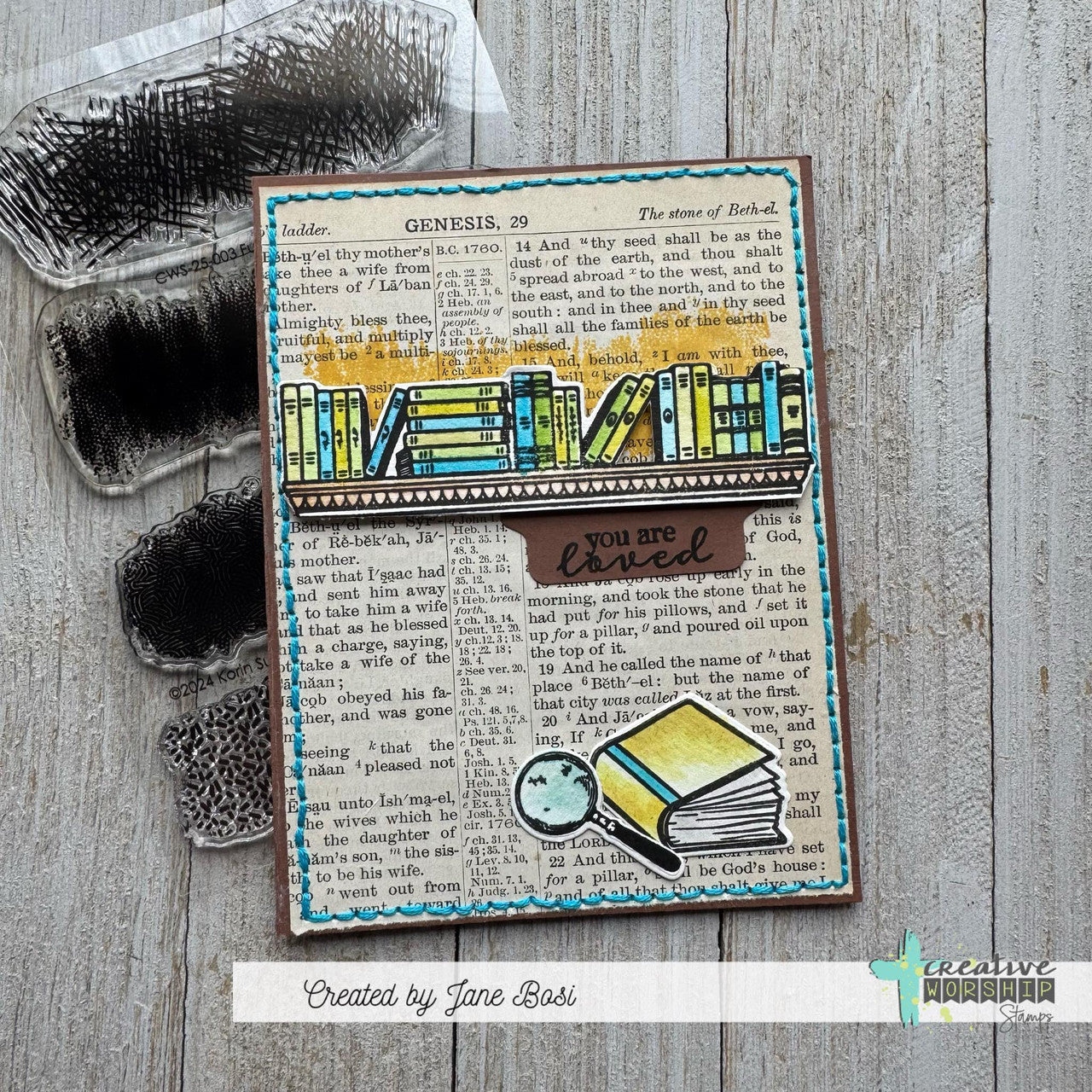 Creative Worship Library Treasures Dies cwsd-280 Jane Basi Card