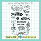 Creative Worship Loaves And Fishes Clear Stamps cws-26-022