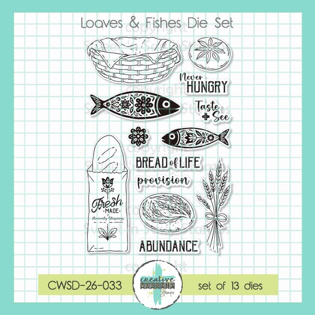 Creative Worship Loaves And Fishes Dies cwsd-26-033