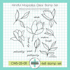 Creative Worship Mindful Magnolias Clear Stamps cws-25-011