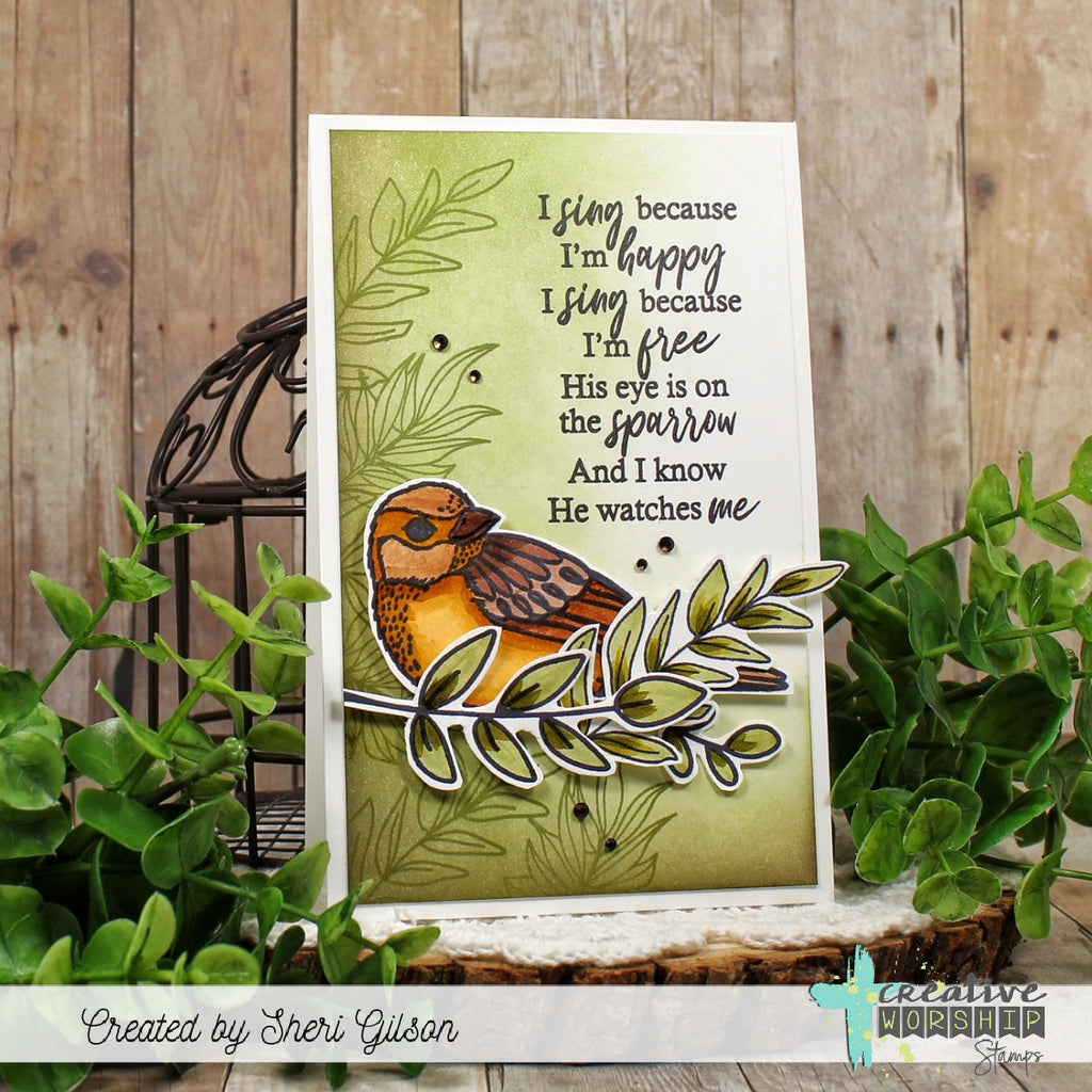 Creative Worship More Than Sparrows Dies cwsd-25-022 Bible Card