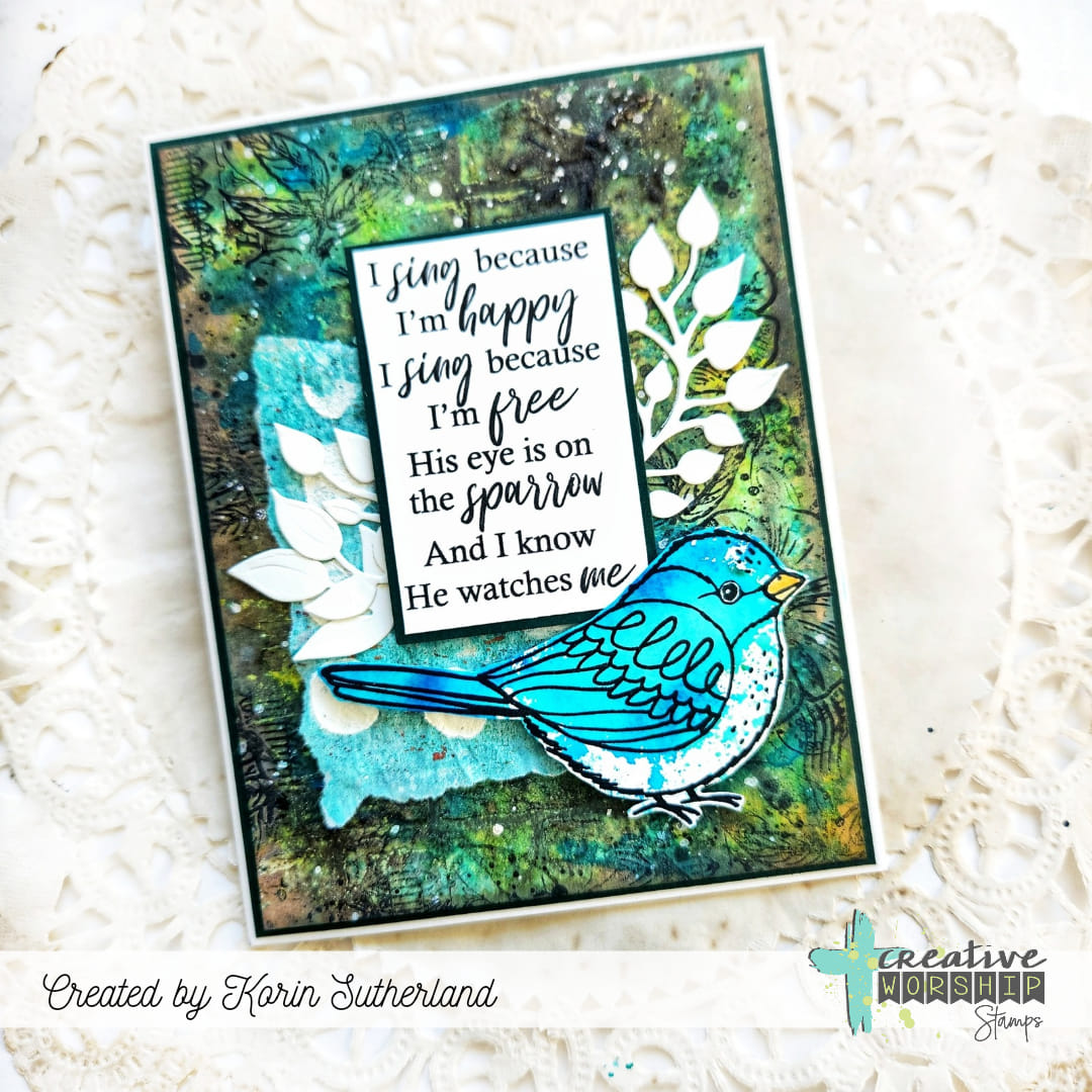 Creative Worship More Than Sparrows Stamps And Dies Bundle Korin Sutherland Card