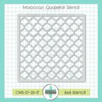 Creative Worship Moroccan Quatrefoil Stencil cws-st-25-17