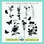 Creative Worship Nature Silhouettes 3 Clear Stamps cws-24-037