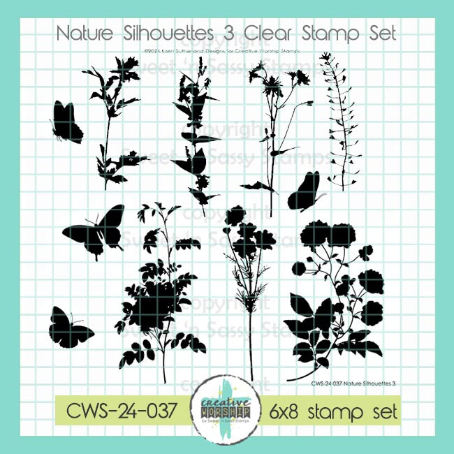 Creative Worship Nature Silhouettes 3 Clear Stamps cws-24-037