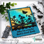 Creative Worship Nature Silhouettes 3 Clear Stamps cws-24-037 Esther Asbury Card