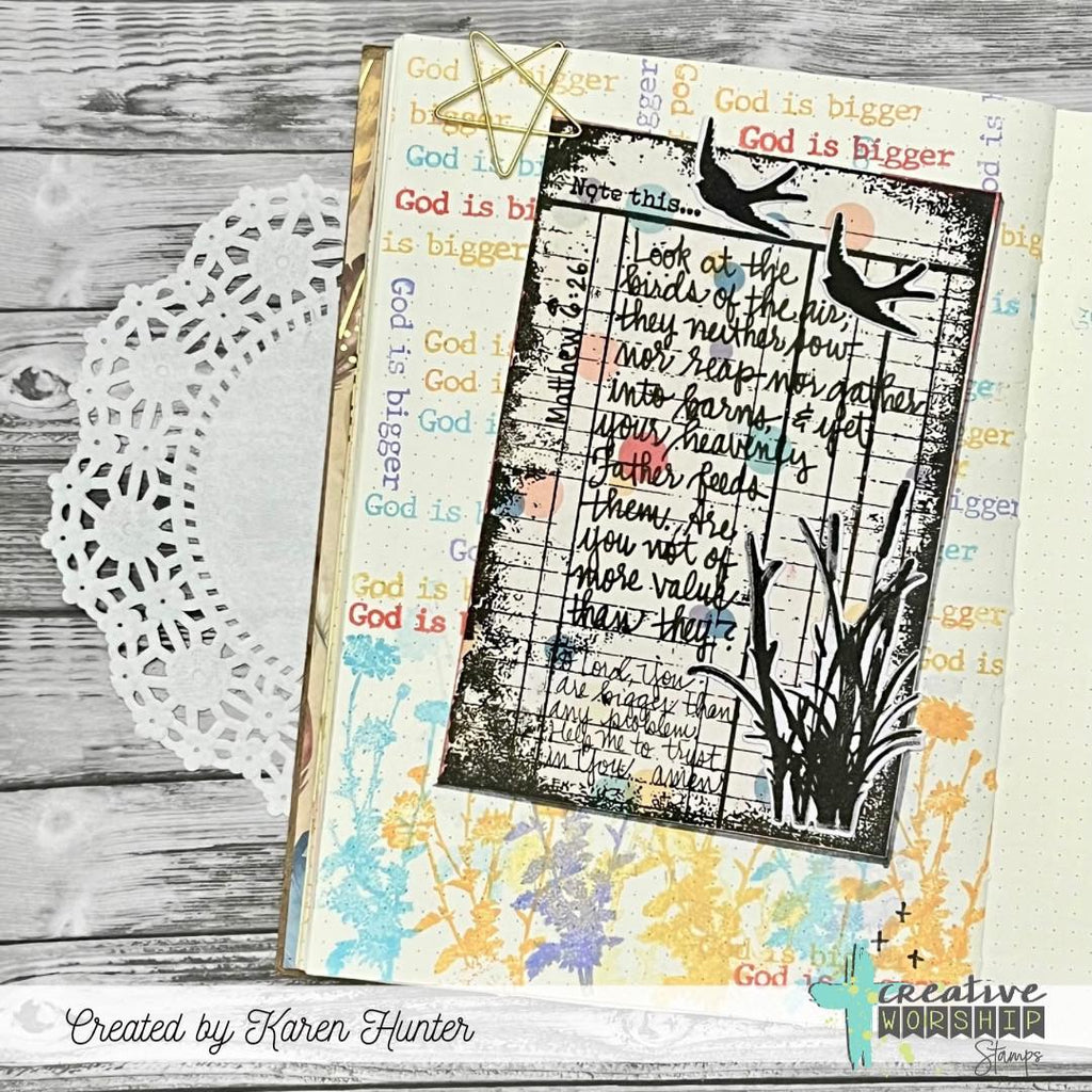 Creative Worship Nature Silhouettes 4 Dies cwsd-25-010 Bible Journaling