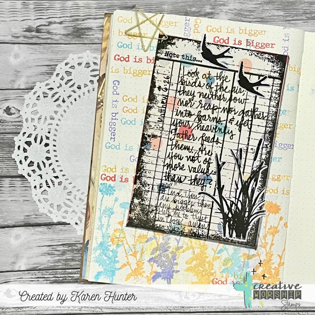 Creative Worship Nature Silhouettes 4 Dies cwsd-25-010 Bible Journaling