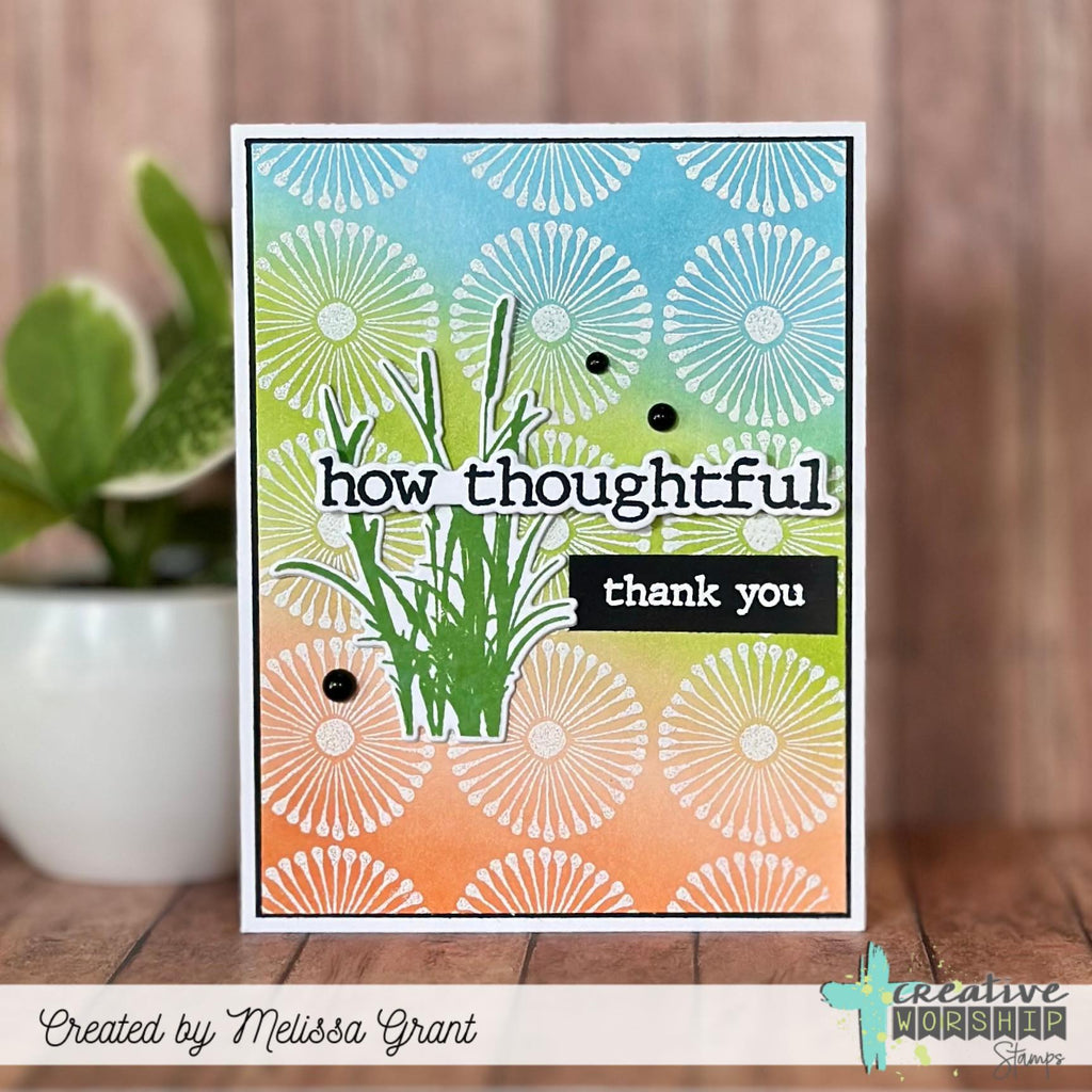 Creative Worship Nature Silhouettes 4 Dies cwsd-25-010 How Thoughtful Card