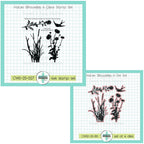 Creative Worship Nature Silhouettes 4 Stamps And Dies Bundle
