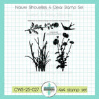 Creative Worship Nature Silhouettes 4 Stamps And Dies Bundle CWS-25-027