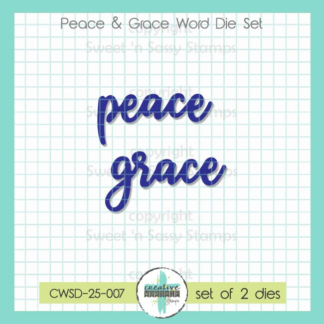 Creative Worship Peace And Grace Word Dies cwsd-25-007