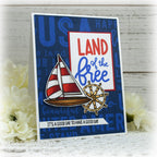 Creative Worship Peace Be Still Dies cwsd-25-002 Land Of The Free Card