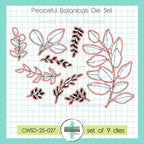 Creative Worship Peaceful Botanicals Clear Stamps And Dies Bundle CWSD-25-027