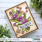 Creative Worship Peaceful Botanicals Dies cwsd-25-027 Wherever God Plants You Bloom With Grace Card