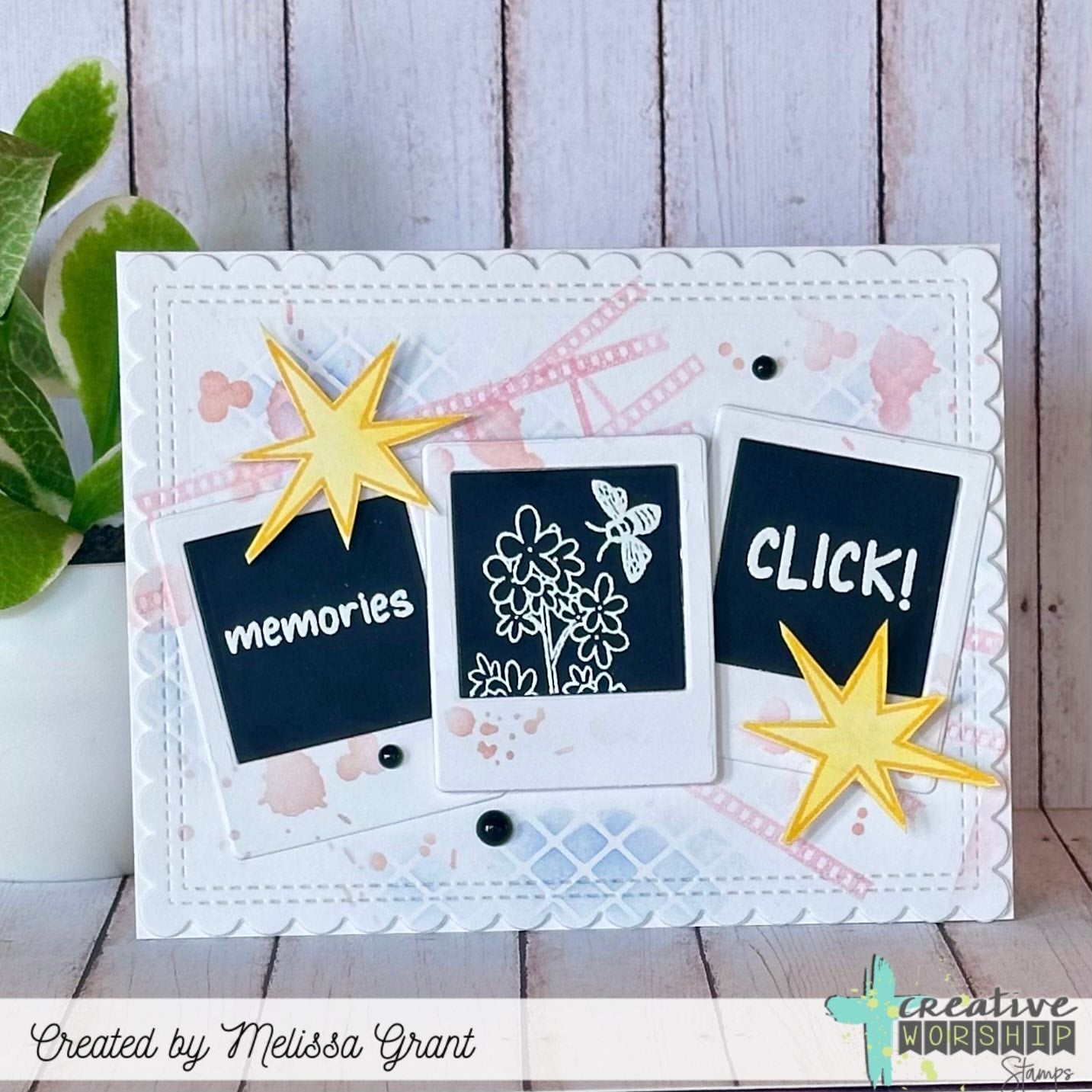 Creative Worship Picture This Clear Stamps cws-25-059 Melissa Grant Card