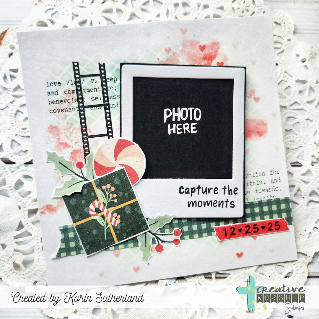 Creative Worship Polaroid Dies cwsd-25-019 Korin Sutherland Layout