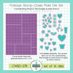 Creative Worship Postage Stamp Cover Plate Die cwsd-278
