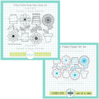 Creative Worship Pretty Potted Florals Clear Stamps And Dies
