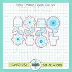 Creative Worship Pretty Potted Florals Dies cwsd-273