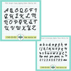 Creative Worship Print Script Alpha Clear Stamps Bundle