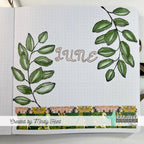 Creative Worship Print Script Caps Alpha Clear Stamps cws-25-012 Monthly Journaling