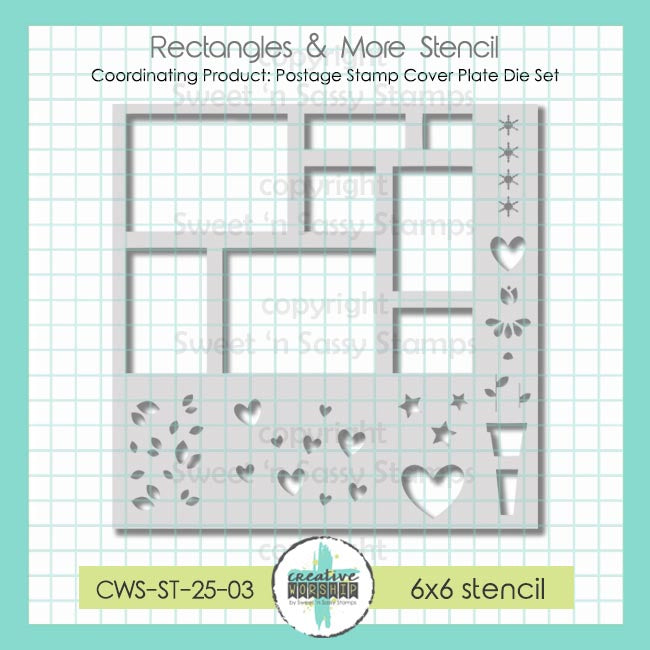 Creative Worship Rectangles And More Stencil cws-st-25-03
