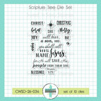 Creative Worship Scripture Tree Clear Stamps And Dies Bundle CWSD-26-034 Dies Alone