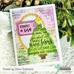 Creative Worship Scripture Tree Clear Stamps And Dies Bundle Christ Is Born Christmas Card