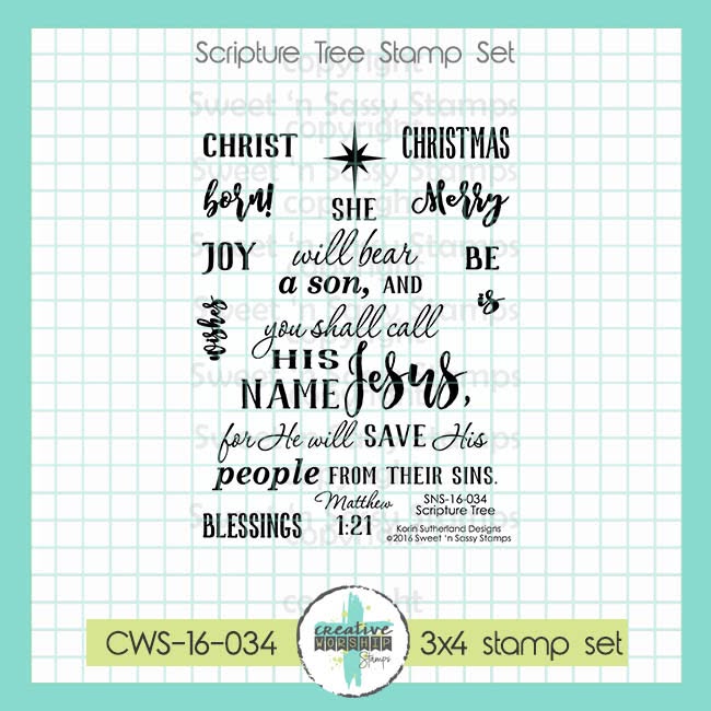 Creative Worship Scripture Tree Clear Stamps sns-16-034