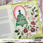 Creative Worship Scripture Tree Clear Stamps sns-16-034 Christmas Christ Is Born Bible Journaling