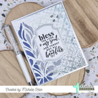 Creative Worship Single Damask Stencil cws-st-26-002 Michelle Hale Bless the Lord card