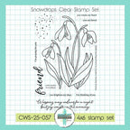 Creative Worship Snowdrops Clear Stamps cws-25-057