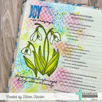 Creative Worship Snowdrops Clear Stamps cws-25-057 Bible Journaling