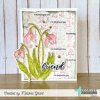 Creative Worship Snowdrops Clear Stamps cws-25-057 Friendship Card