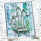 Creative Worship Snowdrops Clear Stamps cws-25-057 I'm Praying For You Card
