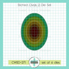 Creative Worship Stitched Ovals 2 Dies cwsd-271