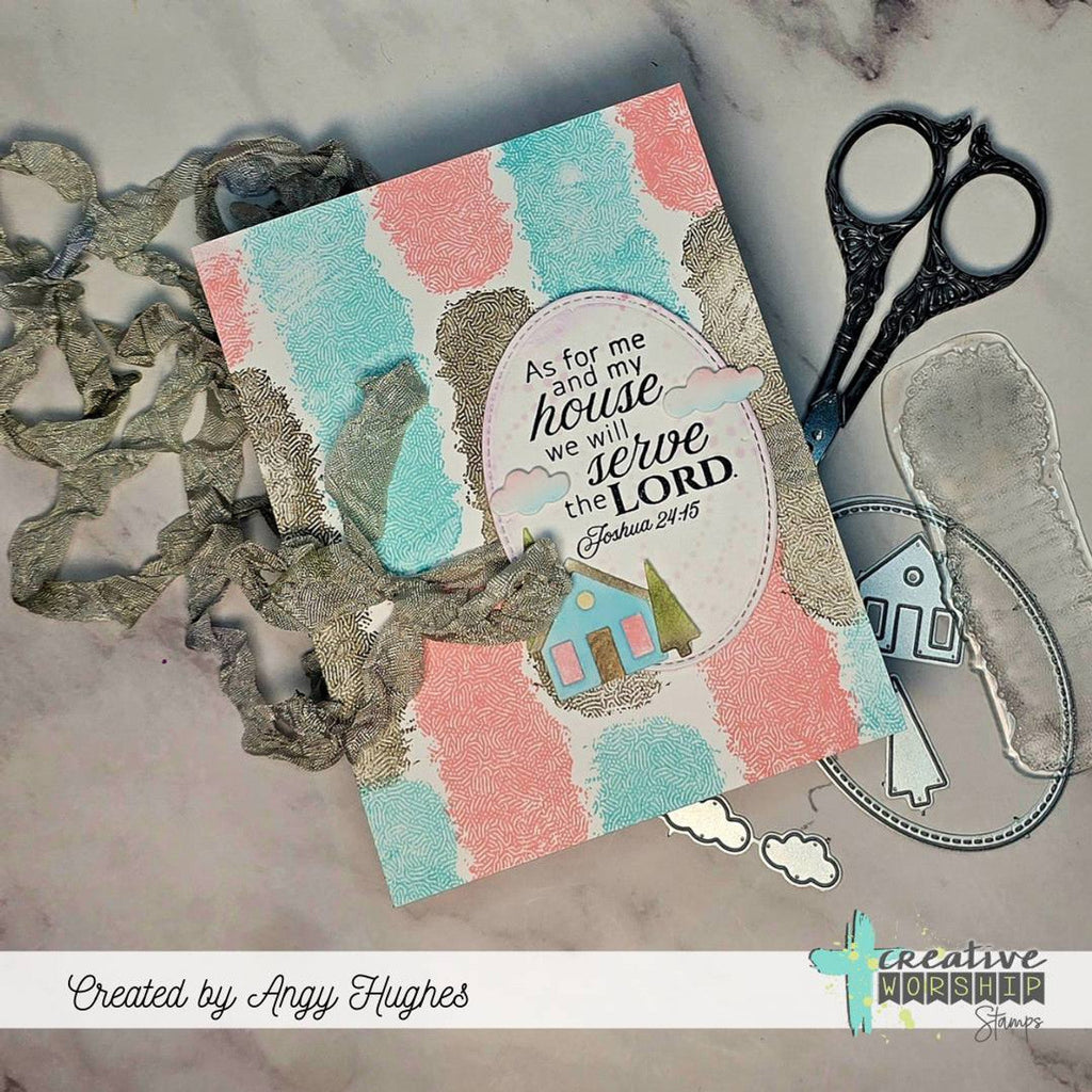 Creative Worship Stitched Ovals 2 Dies cwsd-271 Angy Hughes Card